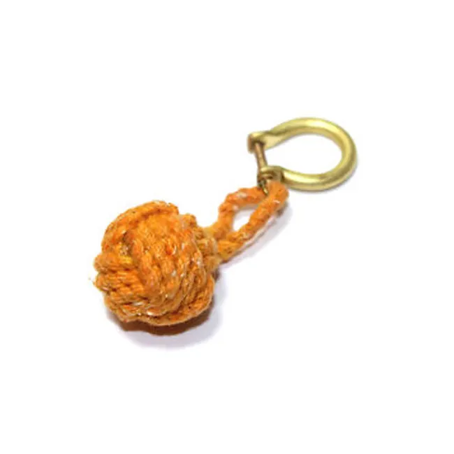 Indian Handicrafts Decorative Knot and Rope Ball Key Chain and Monkey Fist Key Ring Wholesale Supply and Sale