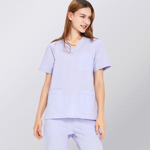 Uniformes de gommage médical unisexe à la mode 100% coton séchage rapide ajustement mince pour une utilisation hospitalière modèle OEM prix de gros - Product Image 3