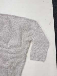 เสื้อสเวตเตอร์คอโอ แขนยาว ผ้าฝ้าย 100% สำหรับผู้หญิง แบรนด์ดัง ของเหลือจากการผลิต  แบบถักทันสมัย - Product Image 3