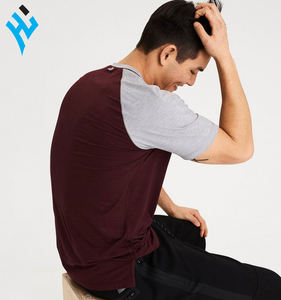 Hot Selling Men's Casual Summer Stylish <b>Raglan</b> <b>T</b> <b>Shirt</b> | Wholesale Custom Logo 100% Cotton Oversize Men <b>T</b>-<b>shirt</b> - Product Image 2