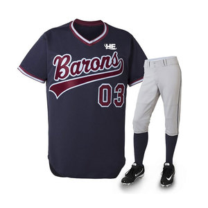 En gros de Sport Confortable Sublimé Baseball uniforme Avec Simple Pantalon - Product Image 6