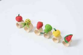 Anneau de serviette de fruits en métal pour décoration de table - Product Image 2