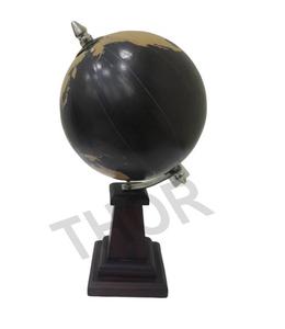 Globe décoratif en bois, couverture de la carte du monde, pour le bureau, cadeau - Product Image 1