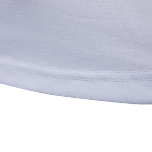 T-shirt en jersey 100% coton pour homme, col rond, motif uni, manches courtes, décontracté, écologique, anti-froissement, respirant, séchage rapide, personnalisable - Product Image 5