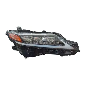 Sistema de iluminação automotiva LED modificado para Camry, farol dianteiro com 3 lentes, kit de carroceria LE/SE para Toyota Camry modelo 2018 EUA