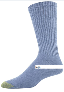 Calcetines atléticos de equipo de algodón para hombre, cierre de tirón, pie acolchado completo y comodidad suave, stock barato, existencias de ropa de moda - Product Image 6