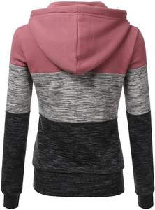 Sudadera con capucha y cremallera para mujer, ropa deportiva informal, transpirable, a prueba de viento, de manga larga - Product Image 4