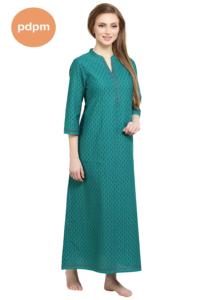 Femme chemise de nuit en coton - Product Image 2