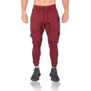 Y2K Streetwear Hombres Jogger Pantalones Logotipo personalizado Hombres Moda Pantalones de chándal Tallas grandes Hombres 100% Algodón Fleece Sweats Gym Running Pant - Product Image 1