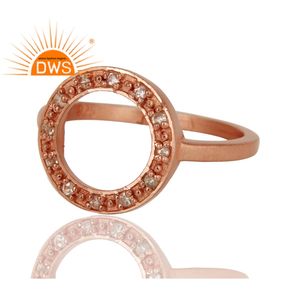 หลายสีขาวพลอยบุษราคัมผู้จัดจำหน่ายเครื่องประดับจัดงานแต่งงานกุหลาบชุบทองงบแหวนเครื่องประดับผู้ผลิต - Product Image 3