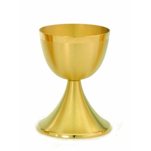 Fournitures d'église de calice en laiton simple par Brassworld Inde - Product Image 1