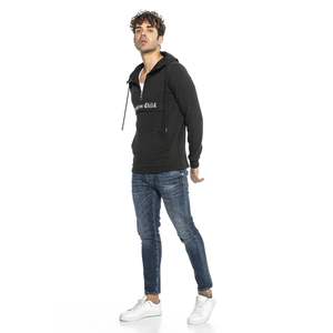 Sweat à capuche homme personnalisé de haute qualité grande taille 6XL anti-rétrécissement polaire noire avec impression de style actif vente d'hiver caractéristiques sublimées - Product Image 3