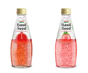 Vietnam Basil Seed Drink Manufacturer 290ml Pomegranate Juice Free Sample HALAL OEM ISO