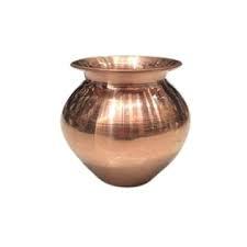 ที่ขายดีที่สุดทองแดงที่น่าสนใจ Lota สำหรับงานแต่งงาน Pooja และฟังก์ชั่น - Product Image 2