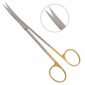 Tijeras nasales curvadas de ónix, 5,5 "(14cm) - Product Image 1