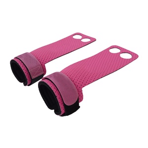Poignées de musculation à 3 trous avec logo personnalisé, pour la musculation, le fitness, la musculation en salle, le cross-training - Product Image 3