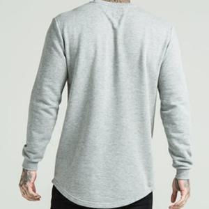 Pesado caliente curvo dobladillo de lana de algodón jersey Sudadera con capucha de los hombres de encargo sudaderas con capucha sudadera - Product Image 6