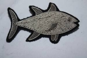 Gros Pakistan Fil De Soie Perles À Coudre Broderie À La Main Mode Badges & Patches - Product Image 3