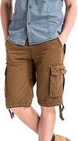Shorts cargo décontractés pour hommes en coton à séchage rapide, écologiques, avec logo personnalisé, imprimé, poches zippées, respirants, imperméables, en polyester
