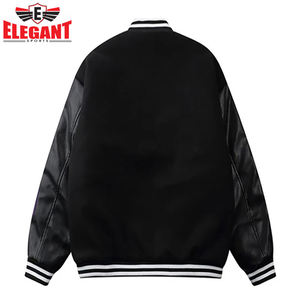 Unisex High Quality Letterman Varsity Jacket Latest Fashionable Style Custom Logo Size Long Chenille Embroidery New Condition - Product Image 6