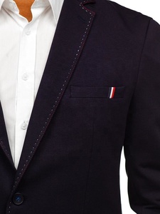 Luxe elite meilleure vente, vente en gros, pas cher, haute qualité, bureau, uniforme, Blazer, ensemble pour hommes, première classe - Product Image 4