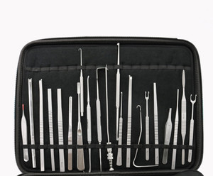 Herramientas quirúrgicas de plástico para cirugía, Set de instrumentos de rinoplastia de acero inoxidable para la boca y la nariz, 40 unidades, CE ISO - Product Image 3