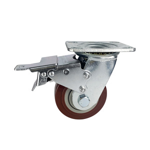 Roue pivotante <span class=keywords><strong>Colson</strong></span> Caster 4'' en PU, robuste, à noyau en PP haute résistance - Product Image 4