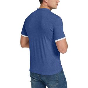 เสื้อยืดโปโลผู้ชายแขนสั้นโอเวอร์ไซส์ผ้าคอตตอน100% ฤดูร้อนเสื้อถักแบบกำหนดเอง - Product Image 4