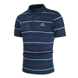 Camiseta de Polo Simple personalizada para hombre, Camisa ajustada negra con logotipo impreso en blanco - Product Image 1