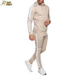 ชุดวิ่งออกกำลังกายผู้ชายแบบมีซิปด้านข้างมีกระเป๋าใส่โทรศัพท์ใส่เล่นกีฬาปรับเอวได้ดีไซน์ใหม่ - Product Image 3