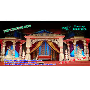 Convencionales de boda escenario diseñador indio decoración de escena de hermosa boda bodas etapas Decoración - Product Image 1