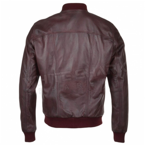 Nouvelle veste en cuir véritable pour hommes Matériau de haute qualité Veste en cuir personnalisable, coupe-vent et imperméable - Product Image 2