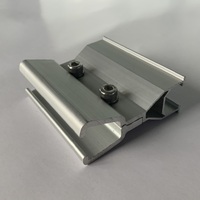 Système de fixation de toit solaire en aluminium anodisé 6005-T5 de haute qualité, garantie 10 ans, résistance au vent 60 m/s, fabriqué au Vietnam