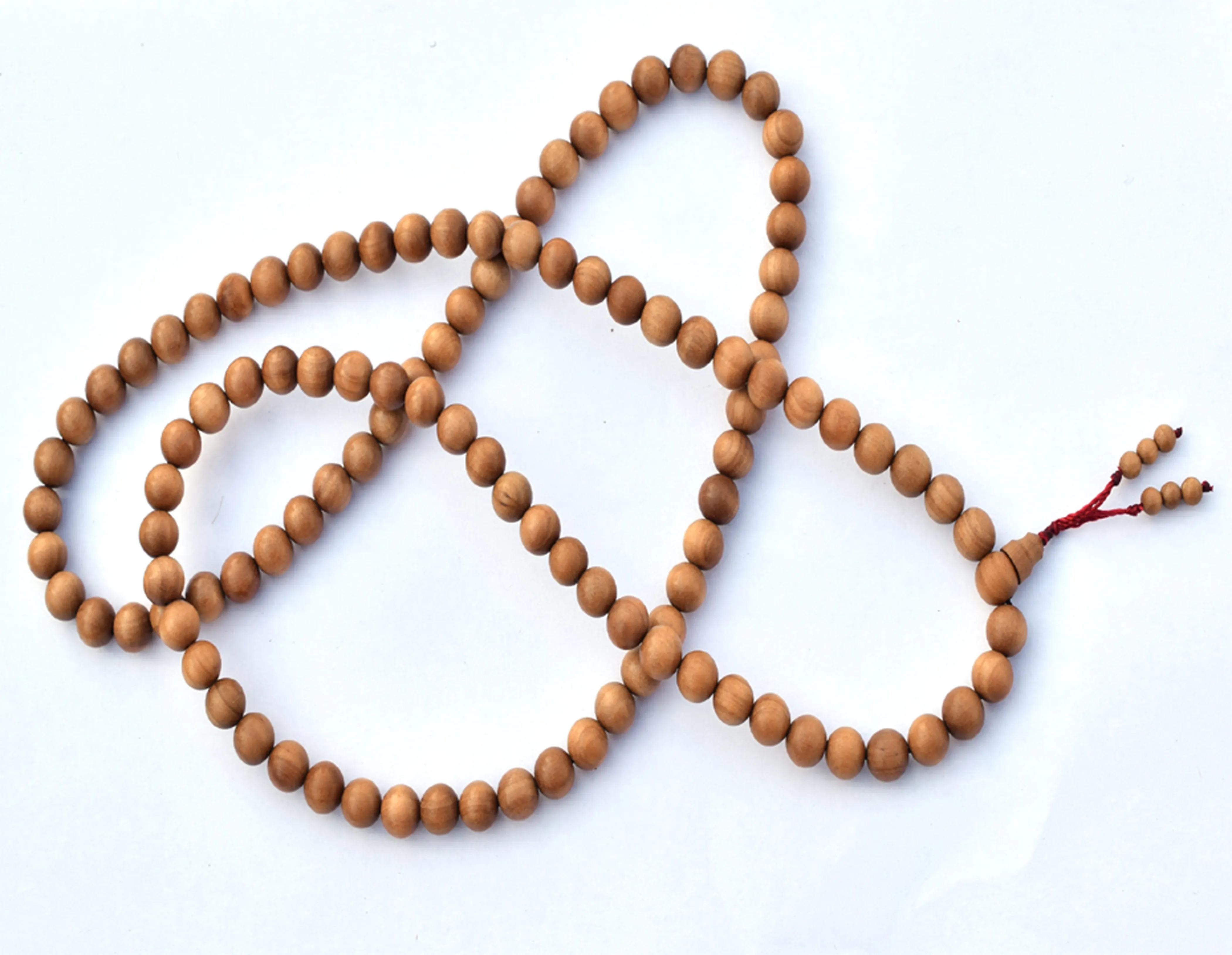 Indù del rosario perline di legno di sandalo/indiano di legno di sandalo/induismo branelli di preghiera