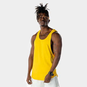 Logo personnalisé débardeur vêtements de fitness hommes respectueux de l'environnement bambou t-shirts vêtements d'entraînement grande taille Sport Gym hommes gilets - Product Image 1