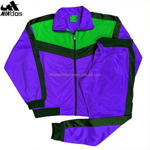 Sudadera con capucha Nikdas Black Paint Tracksuit con logo personalizado para la temporada de primavera, pantalones deportivos transpirables de poliéster/algodón, talla grande. - Product Image 5