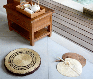 En gros Tissé À La Main 100% Écologique Ottoman Seagrass Coussin Carré Pour La Décoration De Meubles - Product Image 6