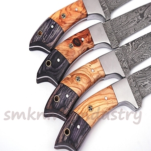 Grandsharp — ensemble de couteaux de Chef de cuisine élégants, faits à la main, damas avec kit en cuir (Smk1917), 04 pièces - Product Image 4