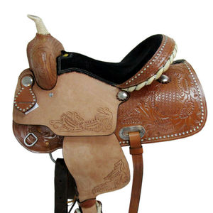 Selles de cheval de course Western en cuir véritable de qualité supérieure Ensemble d'accessoires durables - Product Image 1