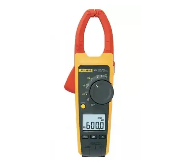 Original Fluke 375 True RMS AC/DC Digital Clamp Meter with Frequency Measurement with a NIST-Traceable Calibration Certificate