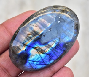 Gema de labradorita azul, piedra preciosa semipreciosa suelta para joyería - Product Image 2