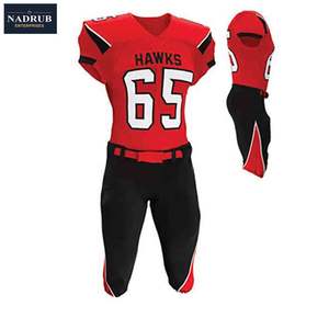 ชุดเสื้อฟุตบอลแบบอเมริกันสำหรับผู้ชายชุดเครื่องแบบทีมเสื้อฟุตบอลระบายอากาศได้ดีดีไซน์พลัสไซส์ - Product Image 3