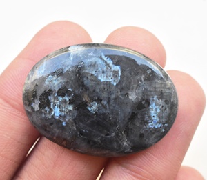 Natural Marble Gemstone Natural Blue Flashy Larvikite Gemstone Cabochon For Jewelry Making Wholesale Larvikite Beads Gemstone - Product Image 4