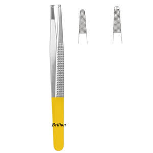 Bonney 17 cm pince à disséquer TC revêtue d'or Instrument chirurgical mineur durable base d'outils chirurgicaux - Product Image 1