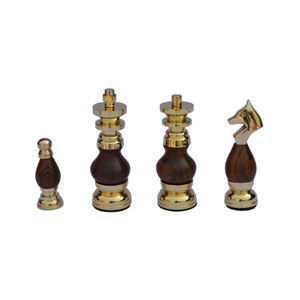 Diseño de Metal y latón para dos jugadores de ajedrez, diseño de acabado pulido y muy brillante, calidad Original - Product Image 5