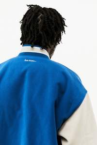 Vestes universitaires d'hiver en toile personnalisables avec logo frontal, style lettreman en laine unie - Product Image 5