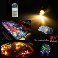 Bombilla LED para Máquina de Pinball, 2 SMD 2835, T10 W5w 194 168, Tipo Cuña, 6.3v AC/DC, para Entretenimiento (Pinball Stereo), Garantía de 1 Año