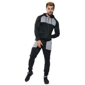 Vêtements de sport pour hommes, sweat-shirt d'hiver pour la course à pied, le fitness en plein air, en coton molletonné, fermeture éclair, coupe slim, pantalon de jogging pour la salle de sport - Product Image 2