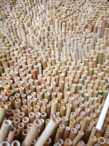 Pailles en bambou naturel écologiques et durables, emballées individuellement, compostables et biodégradables, pour événements et restauration - Product Image 4