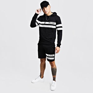 OEM High Quality men's <b>Short</b> <b>Sleeve</b> Summer Sports Cotton Twin Sets Tracksuit - Product Image 1